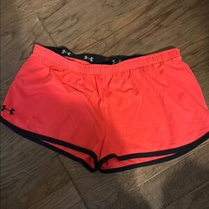 Under Armour Pink Athletic Shorts Lightweight Running Style